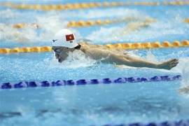 Vận động viên Trần Hưng Nguyên. (Ảnh: Minh Quyết/TTXVN)