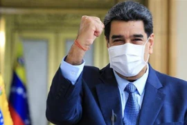 Tổng thống Venezuela Nicolas Maduro trong cuộc họp báo tại Caracas, ngày 6/12/2020. (Nguồn: DPA/TTXVN) 