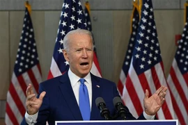 Ông Joe Biden phát biểu tại Philadelphia, Pennsylvania, Mỹ, ngày 20/9/2020. (Nguồn: AFP/TTXVN) 