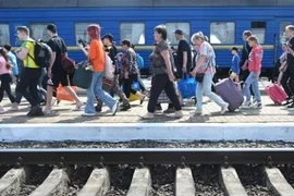 Chính quyền thành phố Wroclaw đã đưa người dân đến tạm lánh tại các khu vực an toàn. (Ảnh minh họa: AFP)