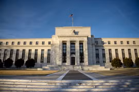 Trụ sở Cục Dự trữ Liên bang Mỹ tại Washington, DC. (Ảnh: AFP/TTXVN)