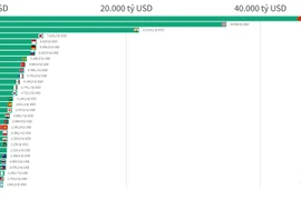 IMF dự báo năm 2029 Việt Nam sẽ vào top 20 nền kinh tế theo GDP PPP