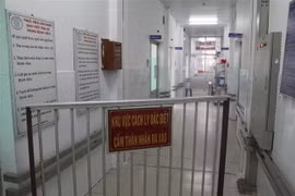 Khu vực cách ly bệnh nhân nhiễm virus Corona tại Bệnh viện Chợ Rẫy Thành phố Hồ Chí Minh. (Ảnh: Đinh Hằng/TTXVN) 