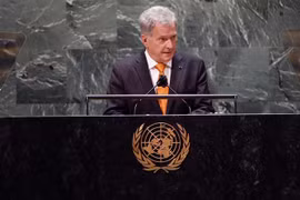 Tổng thống Phần Lan Sauli Niinisto. (Ảnh: AFP/TTXVN) 