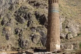 Tháp giáo đường ở Jam. (Nguồn: AFP) 