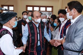 Chủ tịch nước dự Ngày hội Đại đoàn kết toàn dân tộc tại Quảng Nam