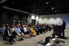 Các đại biểu dự khai mạc hội nghị. (Ảnh: Lê Đạt/TTXVN)