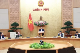 [Photo] Thủ tướng chủ trì phiên họp Chính phủ thường kỳ tháng Hai