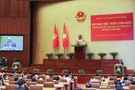 Ngày thứ hai Hội nghị trực tuyến quán triệt Nghị quyết Đại hội XIII