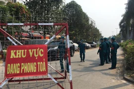 Khu vực chung cư Ehome 4, đường Vĩnh Phú 41, khu phố Hòa Long, phường Vĩnh Phú, thành phố Thuận An, tỉnh Bình Dương. (Ảnh: Văn Hướng/TTXVN)