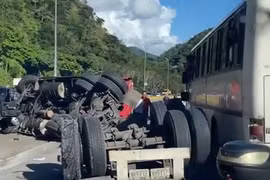 Hiện trường vụ tai nạn. (Nguồn: Difusión)