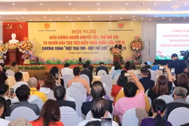 Ủy viên Bộ Chính trị, Phó Chủ tịch Thường trực Quốc hội Trần Thanh Mẫn phát biểu. (Ảnh: Hoàng Hiếu/TTXVN)