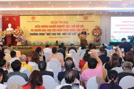 Ủy viên Bộ Chính trị, Phó Chủ tịch Thường trực Quốc hội Trần Thanh Mẫn phát biểu. (Ảnh: Hoàng Hiếu/TTXVN)