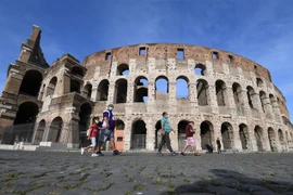 Đấu trường La Mã ở Rome, Italy ngày 8/5/2020. (Nguồn: THX/TTXVN) 