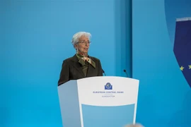 Chủ tịch ECB Christine Lagarde. (Ảnh: THX/TTXVN)