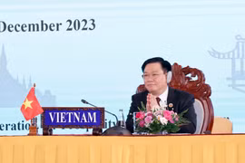 Chủ tịch Quốc hội dự Phiên toàn thể thứ nhất Hội nghị Cấp cao Quốc hội CLV