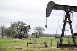 Một trạm bơm dầu ở Luling, bang Texas, Mỹ. (Nguồn: THX/TTXVN) 