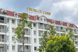Dự án nhà ở Chung cư Cadif tại phường Hưng Phú (quận Cái Răng) được xác định Sở Tài nguyên và Môi trường tham mưu cho thuê, chuyển mục đích không phù hợp với kế hoạch sử dụng đất hàng năm của cấp huyện tại thời điểm cho thuê, chuyển mục đích sử dụng đất. (Ảnh: Thanh Liêm/TTXVN)