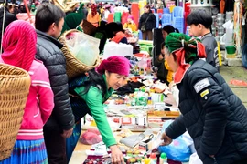 [Photo] Đậm chất văn hóa phiên chợ vùng cao ở Hà Giang