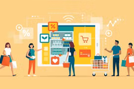 Quy mô thị trường thương mại điện tử Việt Nam năm 2022 ở mức 16,4 tỷ USD, tương đương mức tăng khoảng ba lần trong vòng 5 năm qua. (Nguồn: Kyanon)