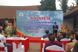 Quang cảnh lễ kỷ niệm. (Ảnh: Đinh Thuận/TTXVN) 