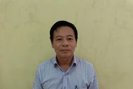 Đối tượng Lê Văn Ngân Giám đốc Trung tâm đăng kiểm xe cơ giới 2901V. (Ảnh: TTXVN phát)