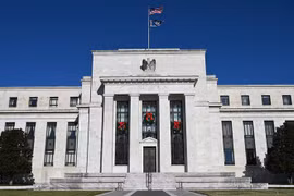 Trụ sở Ngân hàng Dự trữ liên bang Mỹ (Fed) ở Washington, DC. (Ảnh: AFP/TTXVN) 