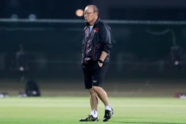 Huấn luyện viên Park Hang-seo. (Ảnh: TTXVN) 