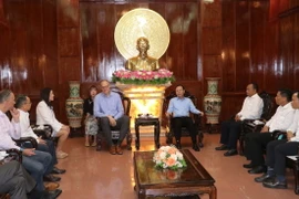 Quang cảnh buổi tiếp và làm việc. (Ảnh: Ngọc Thiện/TTXVN)