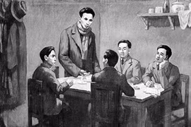Từ ngày 6/1-7/2/1930, Hội nghị hợp nhất các tổ chức Cộng sản thành lập Đảng Cộng sản Việt Nam họp ở bán đảo Cửu Long, thuộc Hong Kong (Trung Quốc) dưới sự chủ trì của đồng chí Nguyễn Ái Quốc thay mặt cho Quốc tế Cộng sản. (Ảnh: Tư liệu/TTXVN phát) 