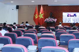 Điểm cầu Trụ sở Văn phòng Quốc hội. (Nguồn: Cổng thông tin điện tử Quốc Hội)