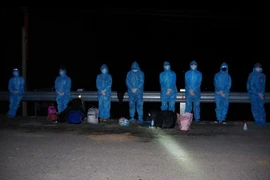 Đồng Tháp phát hiện 8 đối tượng nhập cảnh trái phép vào Việt Nam. (Ảnh: Phú Quý/TTXVN phát) 