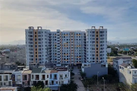Một khu chung cư ở thành phố Phan Rang-Tháp Chàm, tỉnh Ninh Thuận. (Ảnh: Nguyễn Thành/TTXVN)