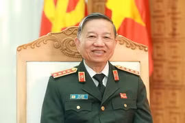Đại tướng Tô Lâm, Ủy viên Bộ Chính trị, Bộ trưởng Bộ Công an làm Trưởng đoàn thăm làm việc tại Malaysia từ ngày 12-13/2. (Ảnh: Doãn Tấn/TTXVN) 