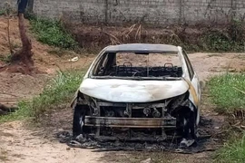 Hiện trường vụ việc. (Nguồn: TTXVN Phát) 