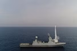  Israel vừa thử nghiệm thành công một hệ thống phòng không trang bị trên tàu biển. (Nguồn: israeldefense.co.il) 