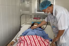 Sức khỏe bệnh nhân nữ P.T.H.M ổn định sau can thiệp. (Ảnh: TTXVN phát)