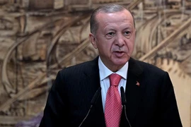 Tổng thống Thổ Nhĩ Kỳ Recep Tayyip Erdogan. (Ảnh: AFP/TTXVN) 
