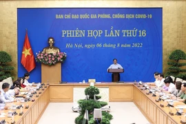 Thủ tướng Phạm Minh Chính phát biểu. (Ảnh: Dương Giang/TTXVN) 