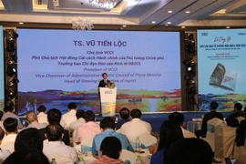 Quang cảnh lễ công bố. (Ảnh: Ngọc Thiện/TTXVN) 