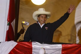 Ông Pedro Castillo trở thành Tổng thống đắc cử của Peru. (Ảnh: AFP/TTXVN) 