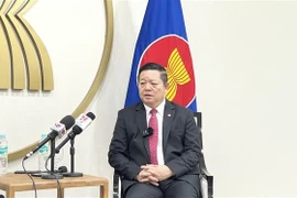 Tổng Thư ký ASEAN Kao Kim Hourn. (Ảnh: Hữu Chiến/TTXVN)