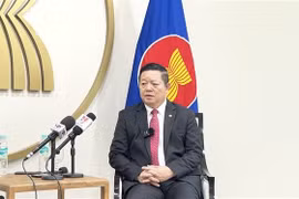 Tổng Thư ký ASEAN Kao Kim Hourn. (Ảnh: Hữu Chiến/TTXVN)