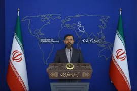 Người phát ngôn Bộ Ngoại giao Iran Saeed Khatibzadeh. (Ảnh: IRNA/TTXVN) 