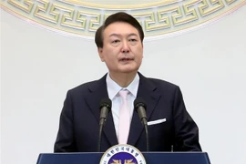 Tổng thống Hàn Quốc Yoon Suk-yeol. (Ảnh: Yonhap/TTXVN)