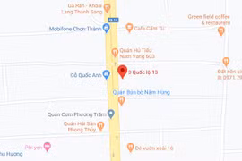Khu vực xảy ra vụ tai nạn. (Nguồn: Google Maps) 
