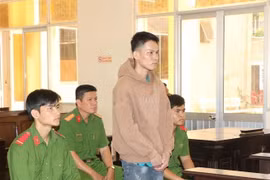 Bị cáo Nguyễn Văn Vũ tại phiên tòa. (Ảnh: Tuấn Kiệt/TTXVN)