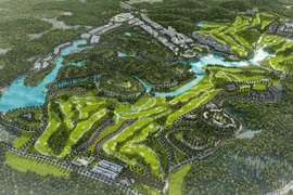 Phối cảnh tổng thể dự án Văn Lang Empire Golf Club.
