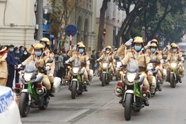 Hình ảnh Lễ phát động ra quân Năm An toàn giao thông 2021