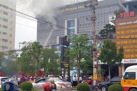 Hiện trường vụ cháy. (Nguồn: TTXVN phát) 